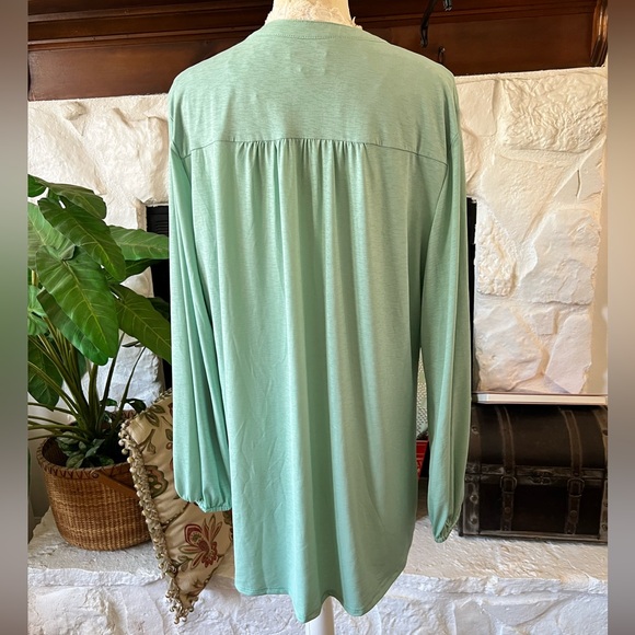 Wonderly Mint Green Women's Tunic Top Size XL - Picture 7 of 10